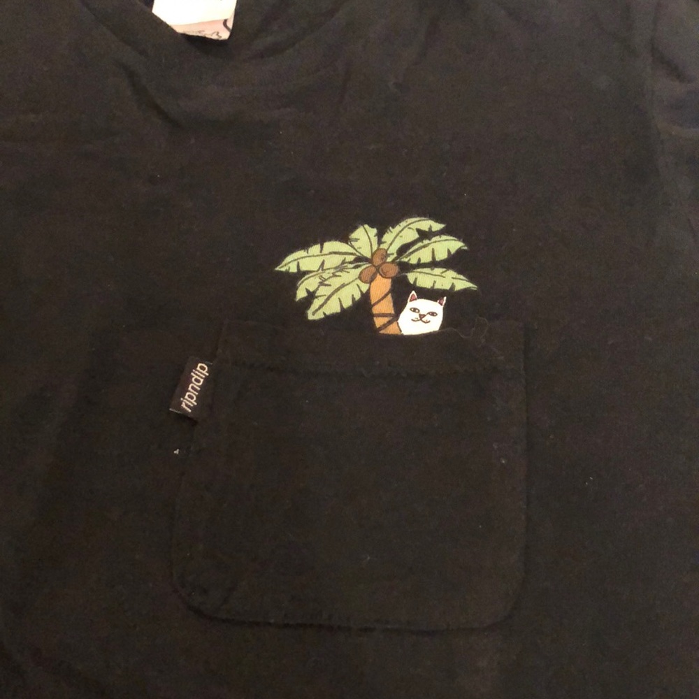 Black tree ripndip shirt